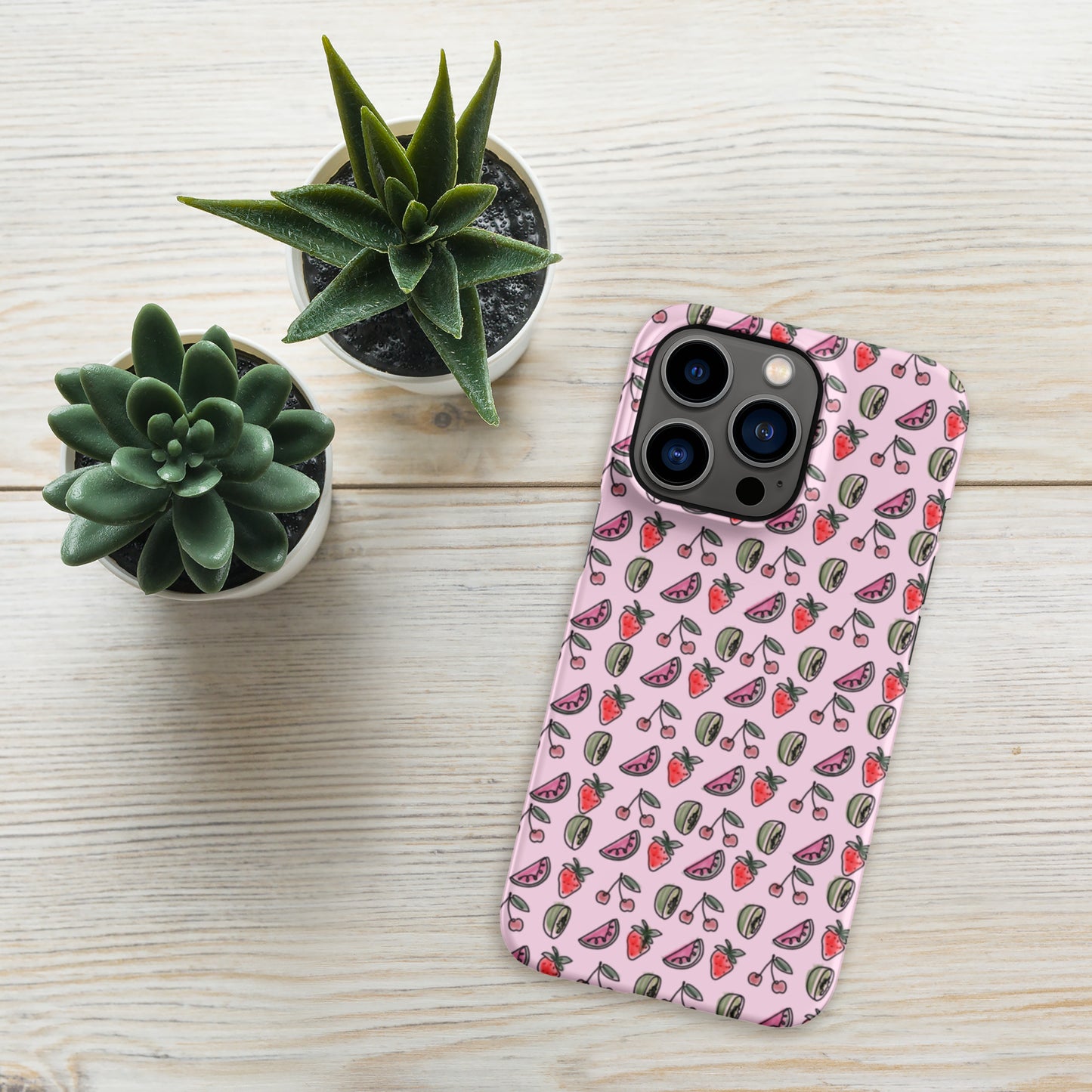 Pink HS Fruitman phone case for iPhone