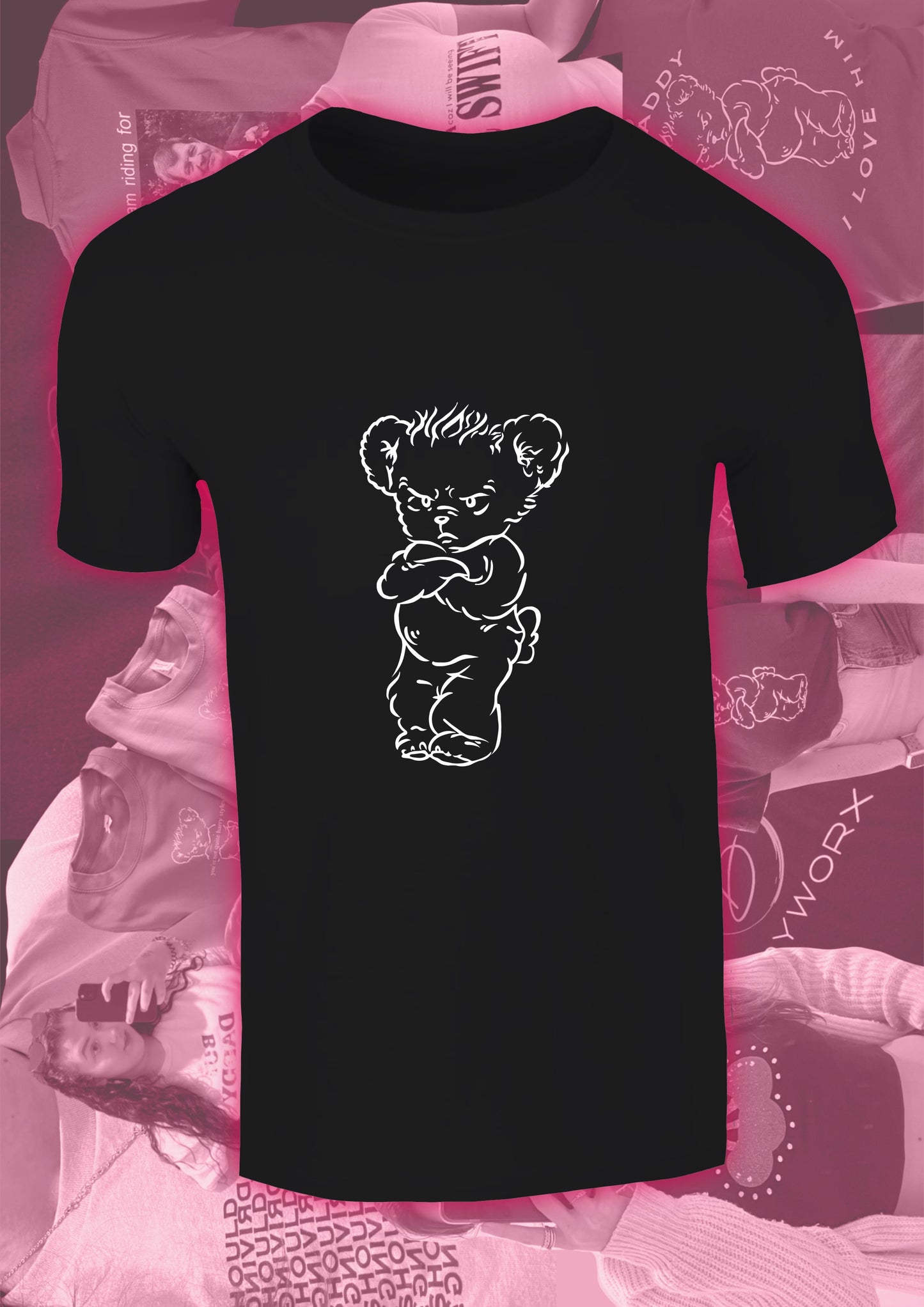 Grumpy Bear Black T-shirt