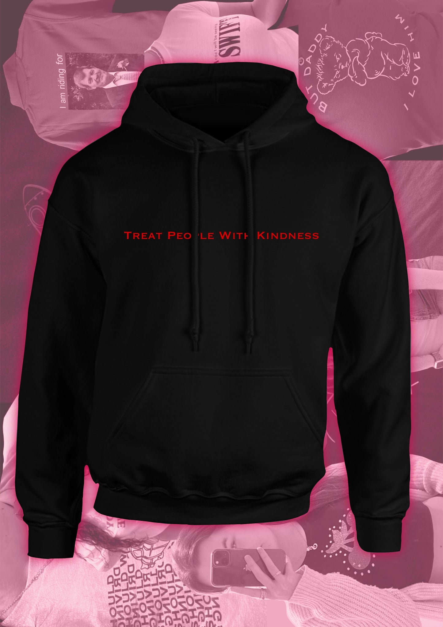 TPWK Black and Red Hoodie