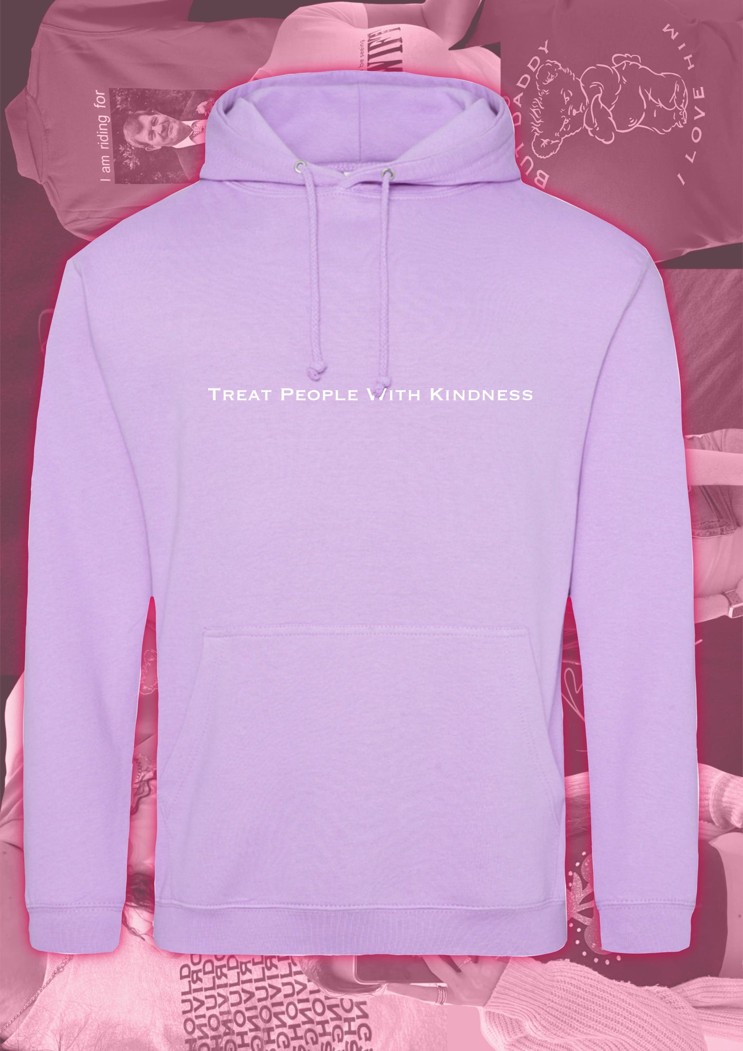 TPWK Lilac and White Hoodie