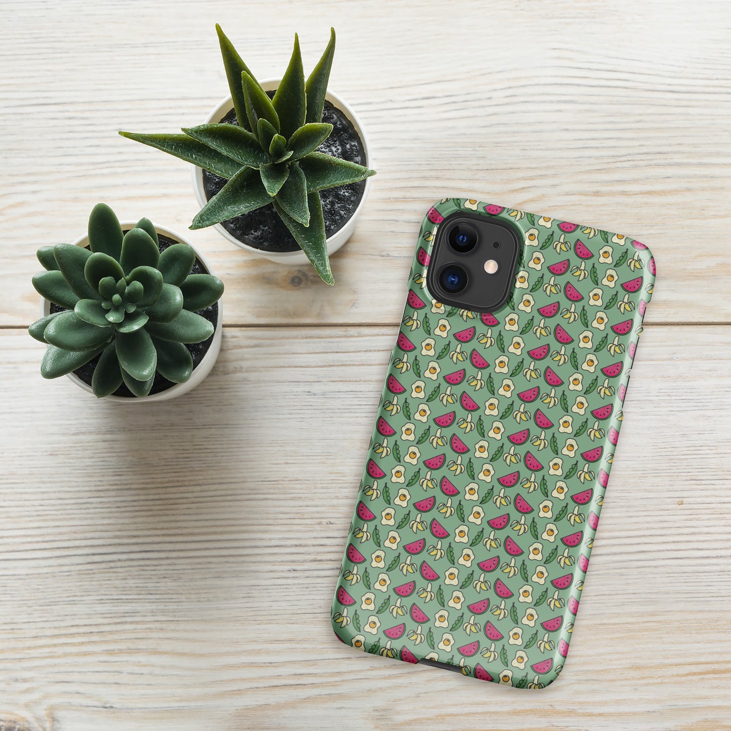 Green HS No Aubergine phone case for iPhone