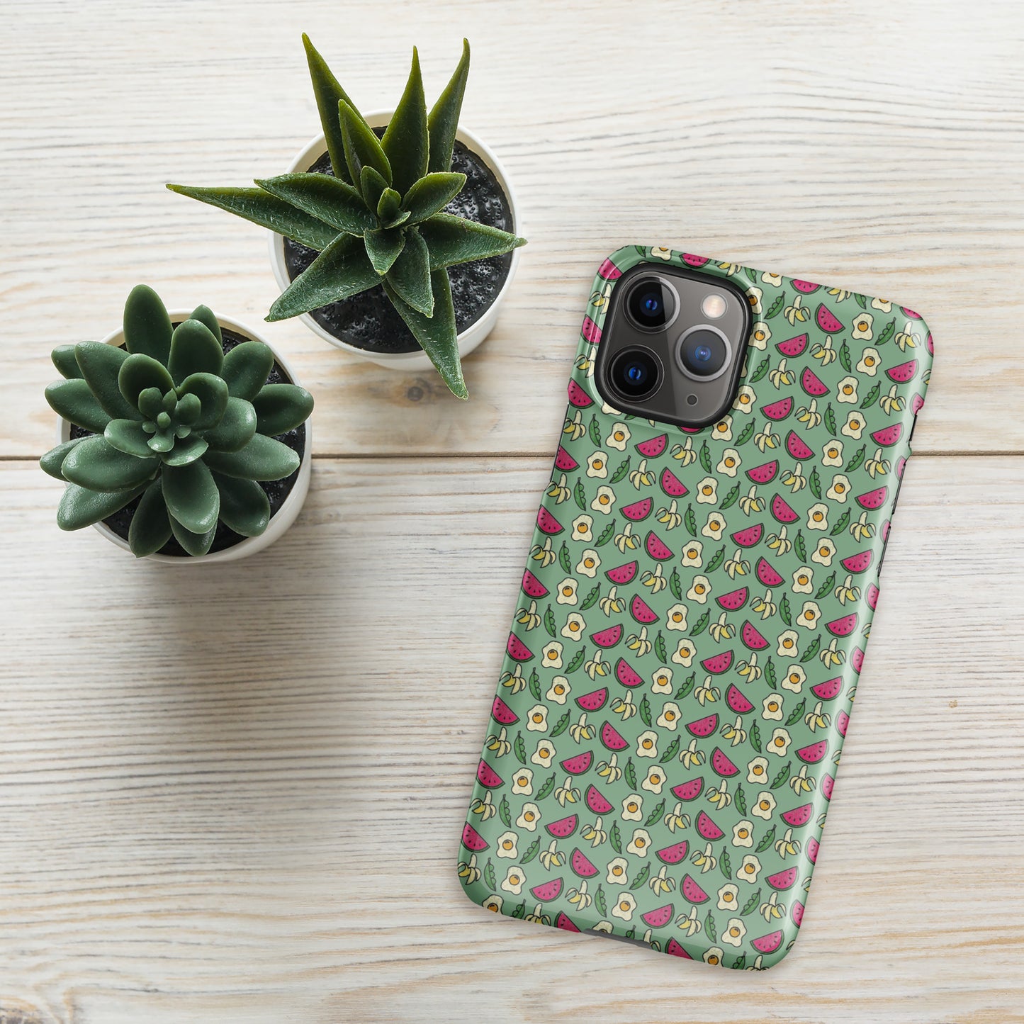 Green HS No Aubergine phone case for iPhone