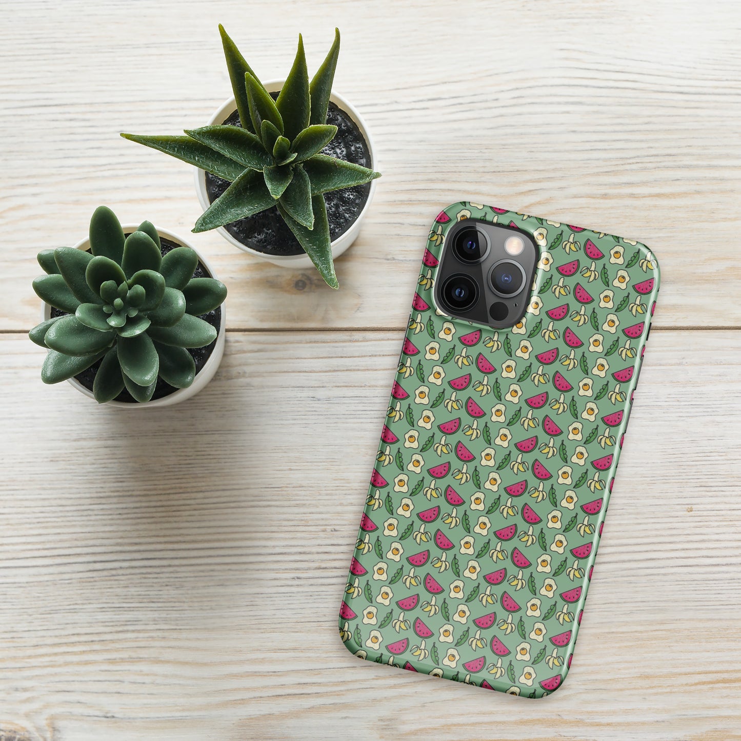 Green HS No Aubergine phone case for iPhone