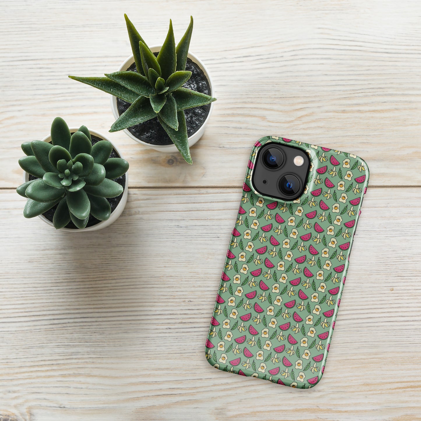 Green HS No Aubergine phone case for iPhone