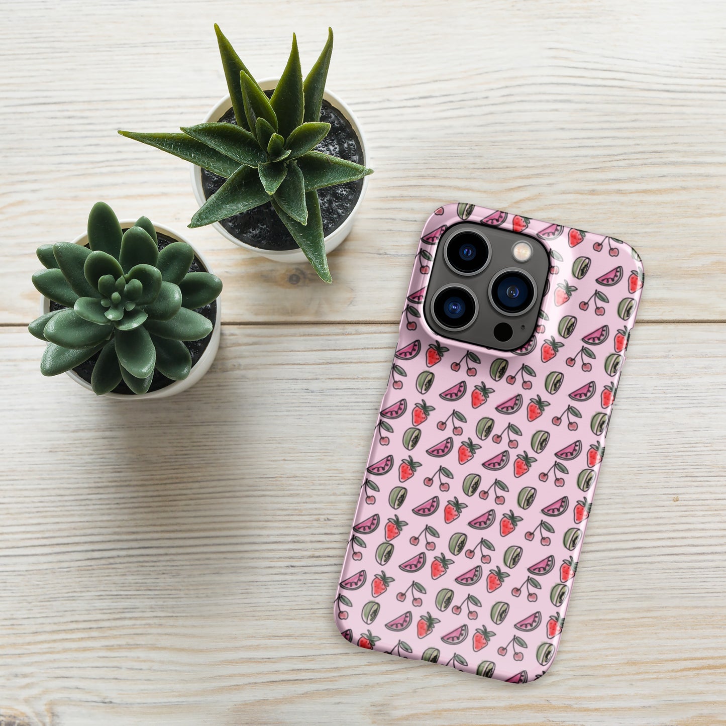 Pink HS Fruitman phone case for iPhone