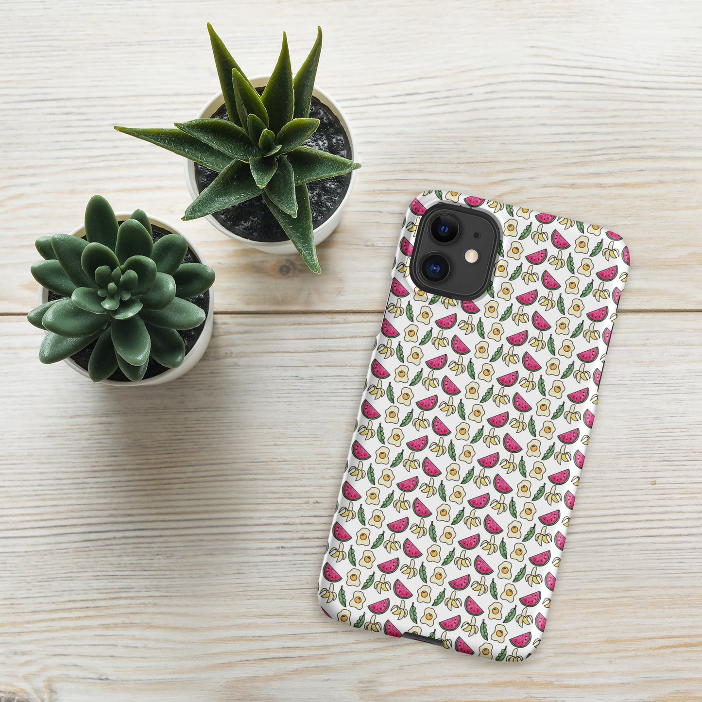 White HS No Aubergine phone case for iPhone