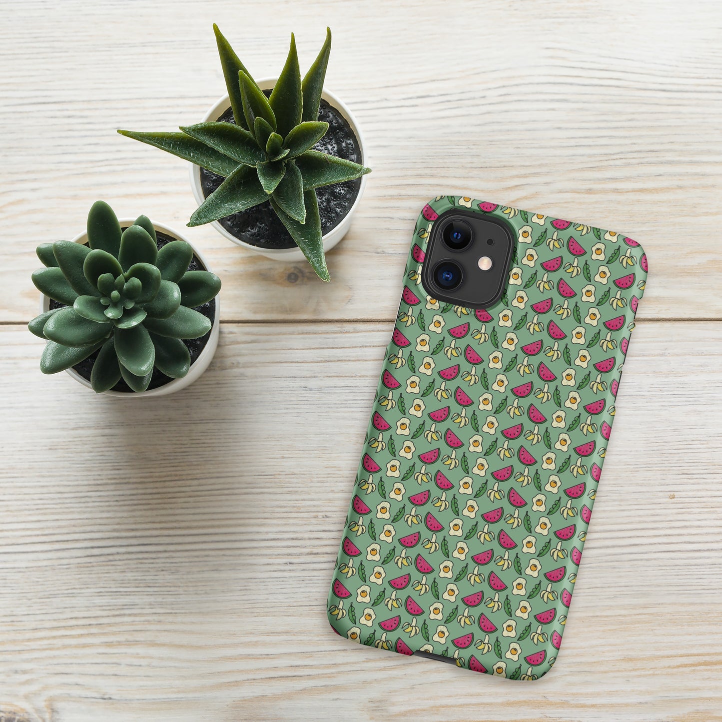 Green HS No Aubergine phone case for iPhone