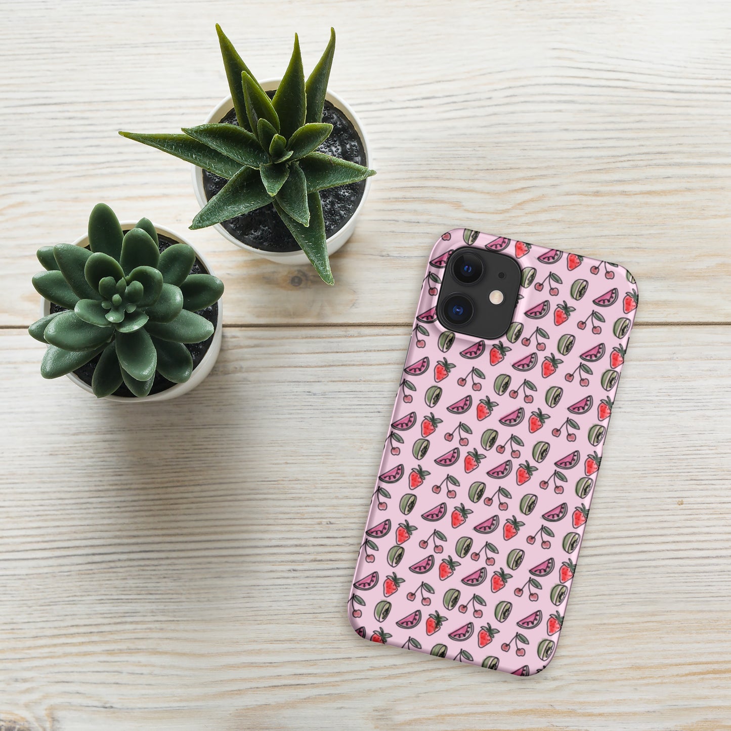 Pink HS Fruitman phone case for iPhone