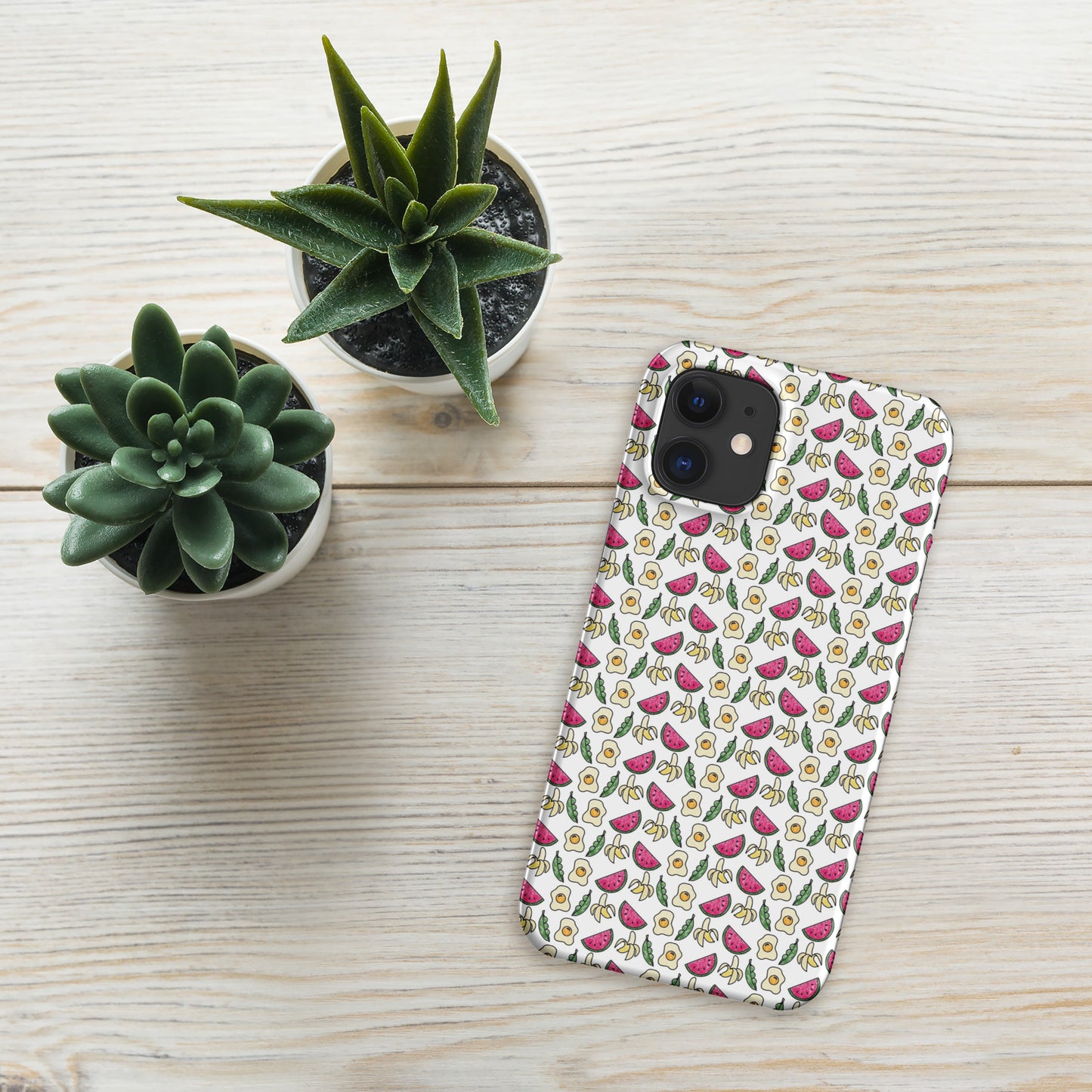 White HS No Aubergine phone case for iPhone