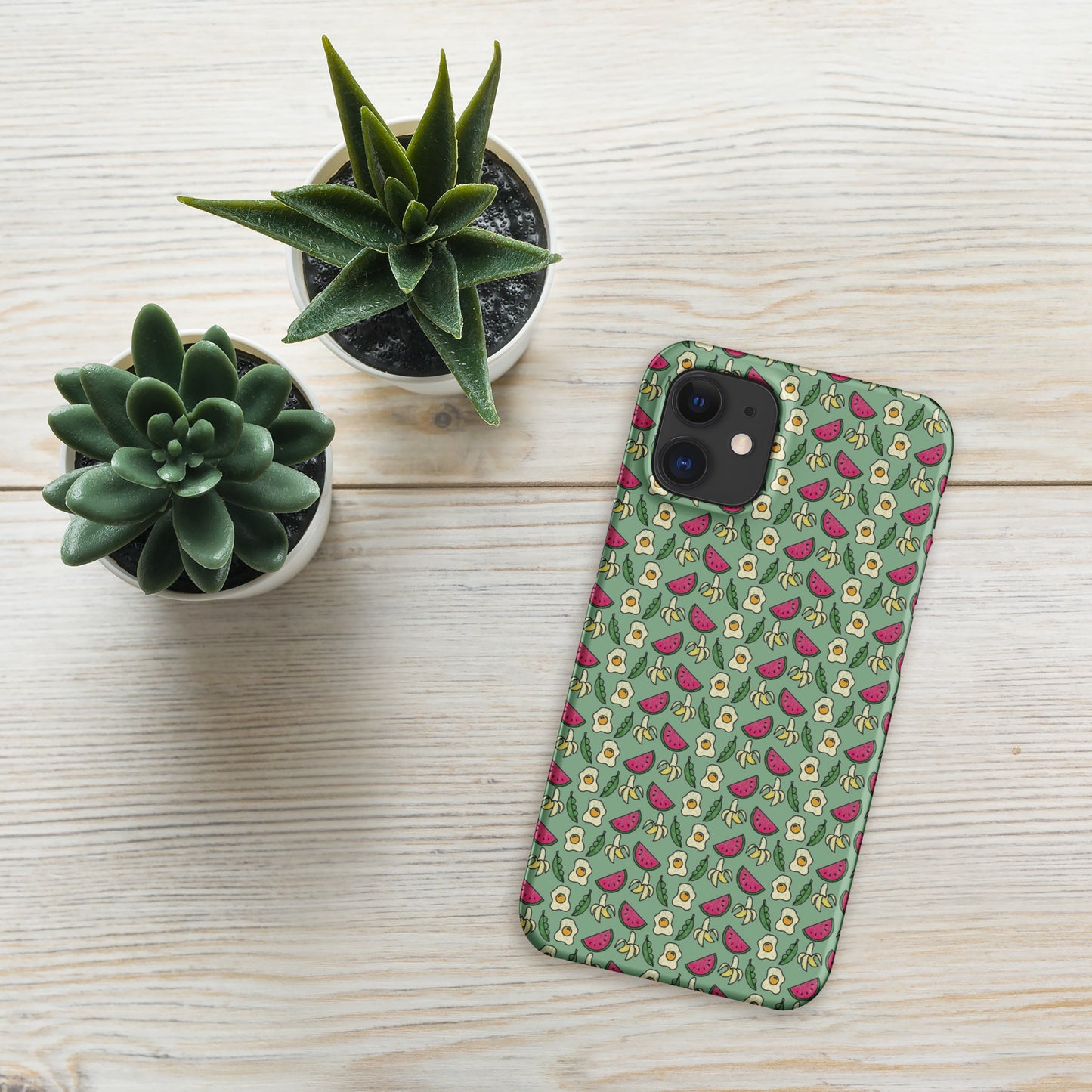 Green HS No Aubergine phone case for iPhone