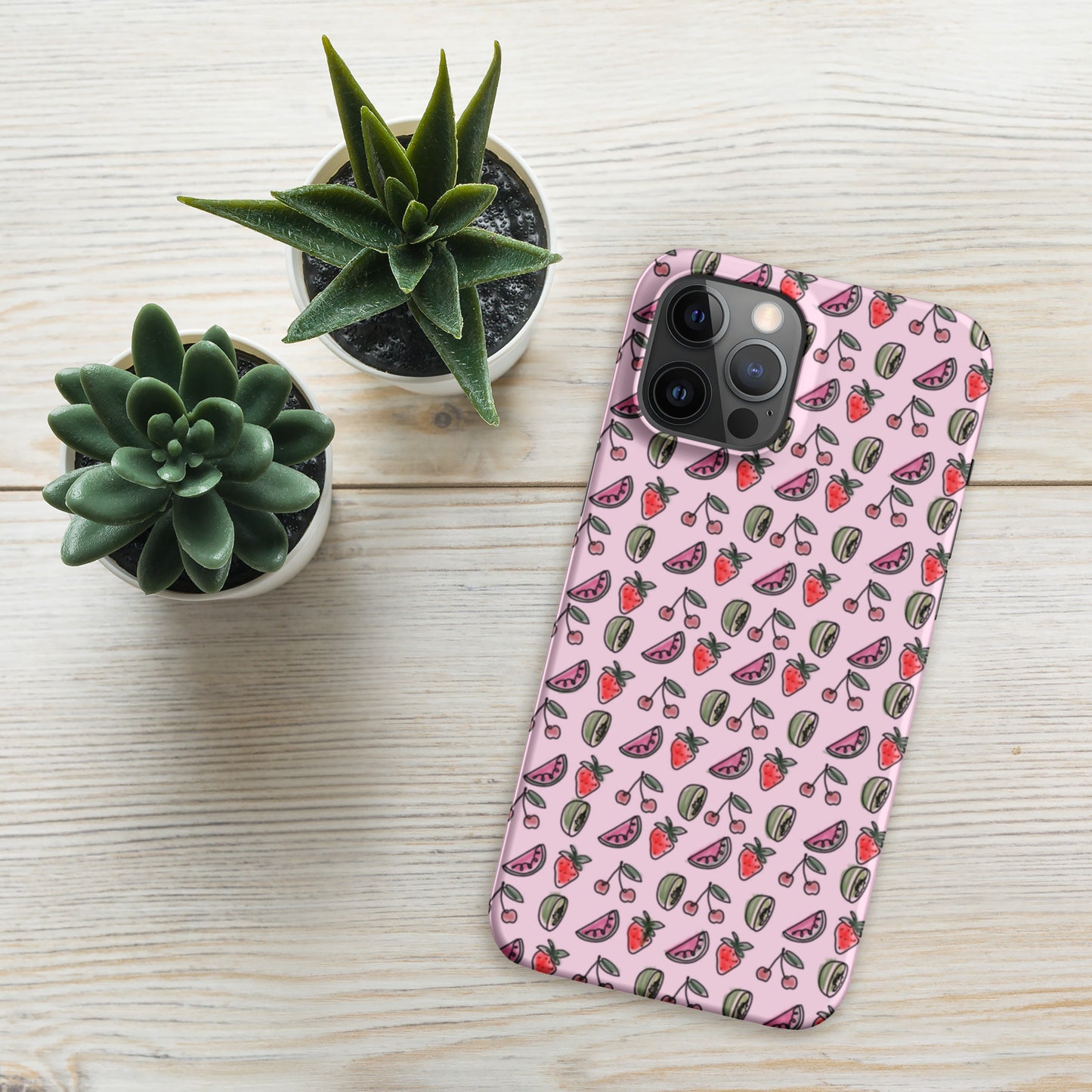 Pink HS Fruitman phone case for iPhone