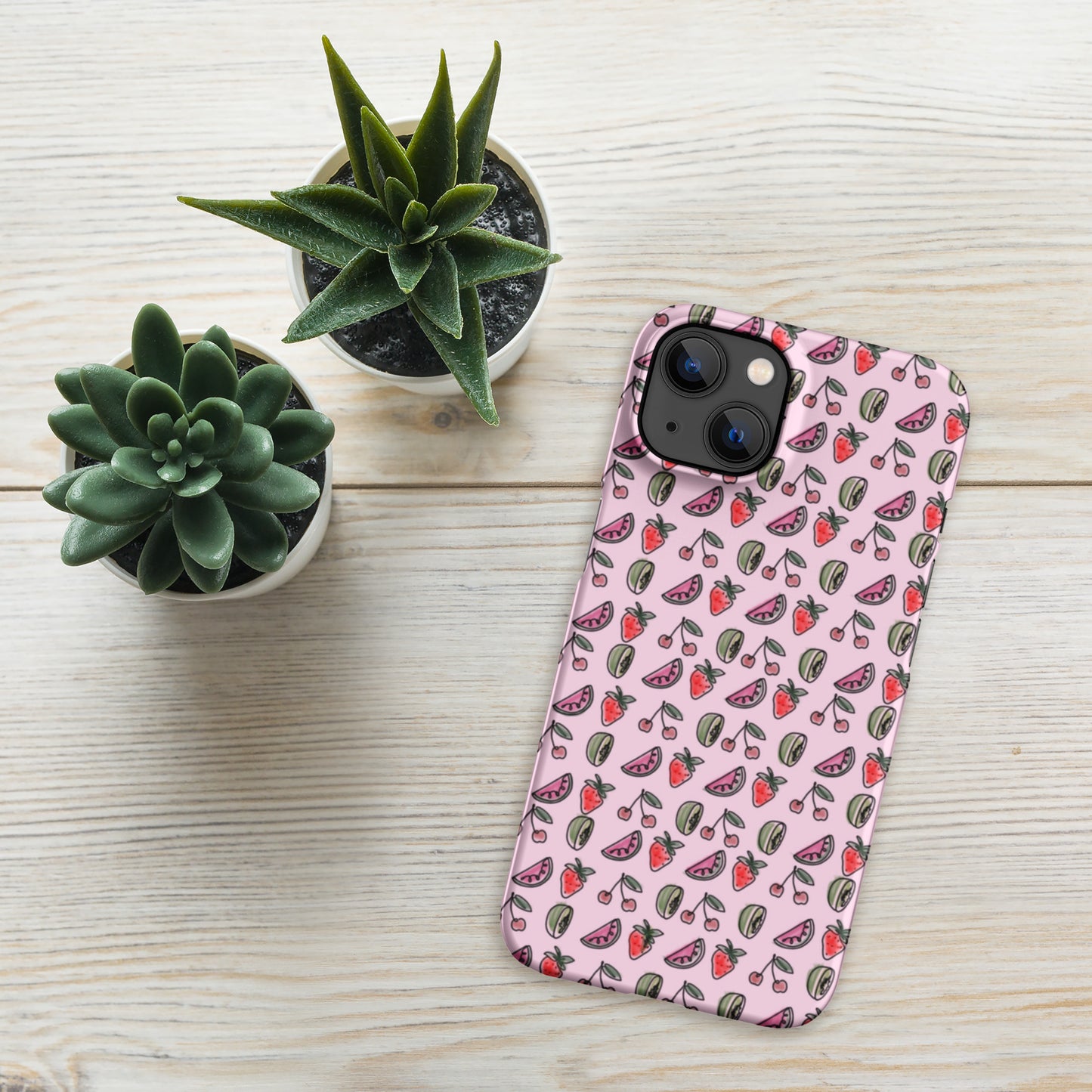 Pink HS Fruitman phone case for iPhone