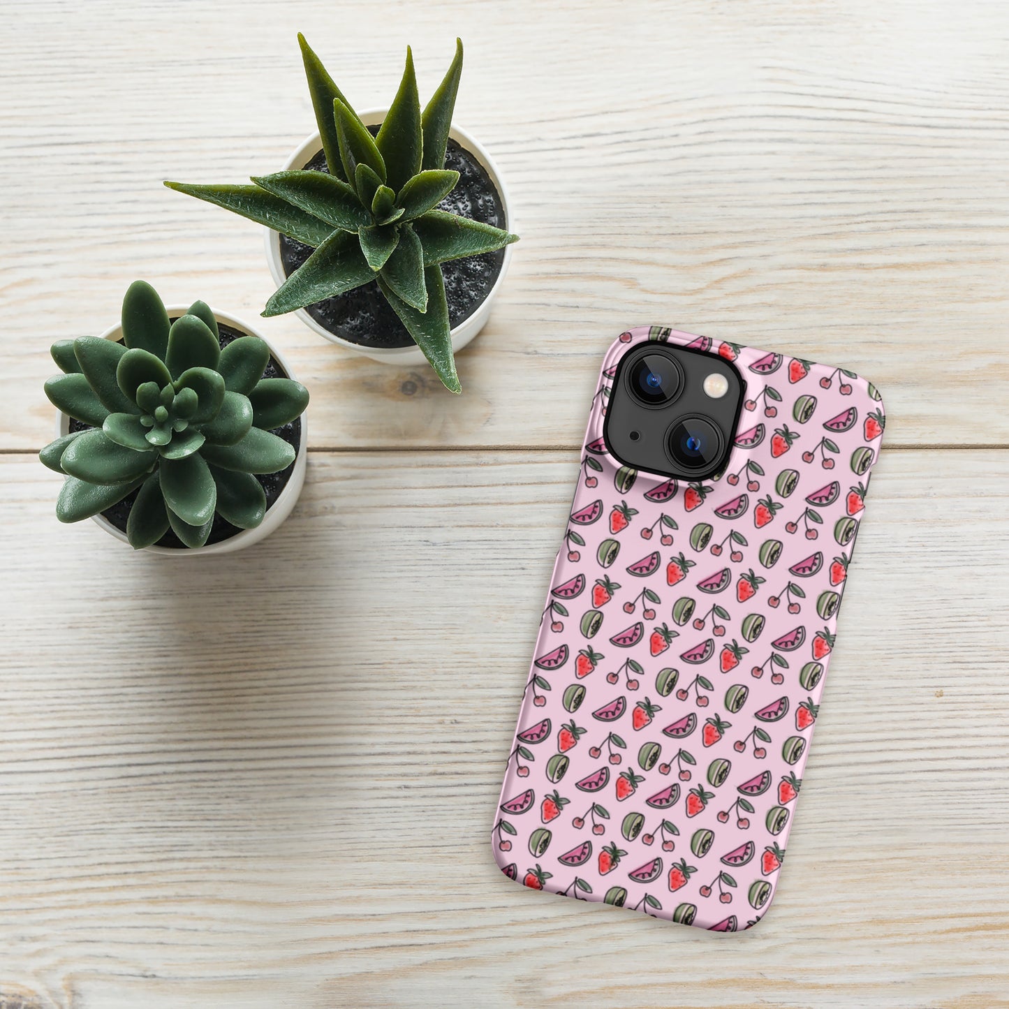 Pink HS Fruitman phone case for iPhone